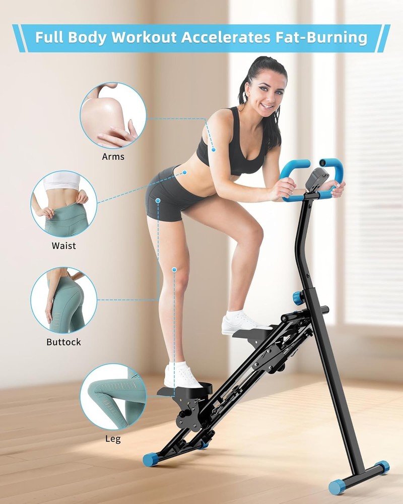 Stair Stepper for Home, Vertical Climber Workout Machine with Handlebar for Full