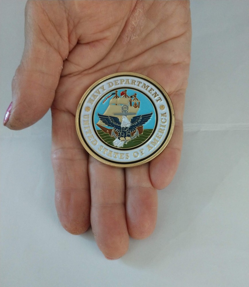 USS Nimitz (CVAN-68) Plank Owner 2" Challenge Coin