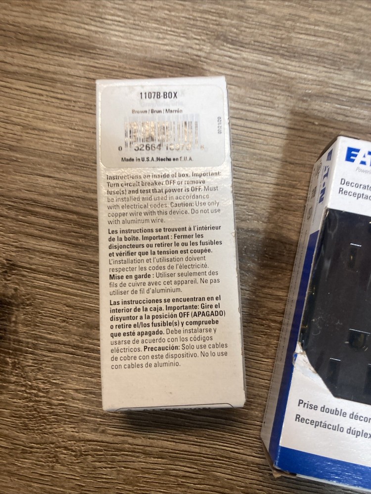 Eaton NSB 1107B-BOX Outlets 2 Pack