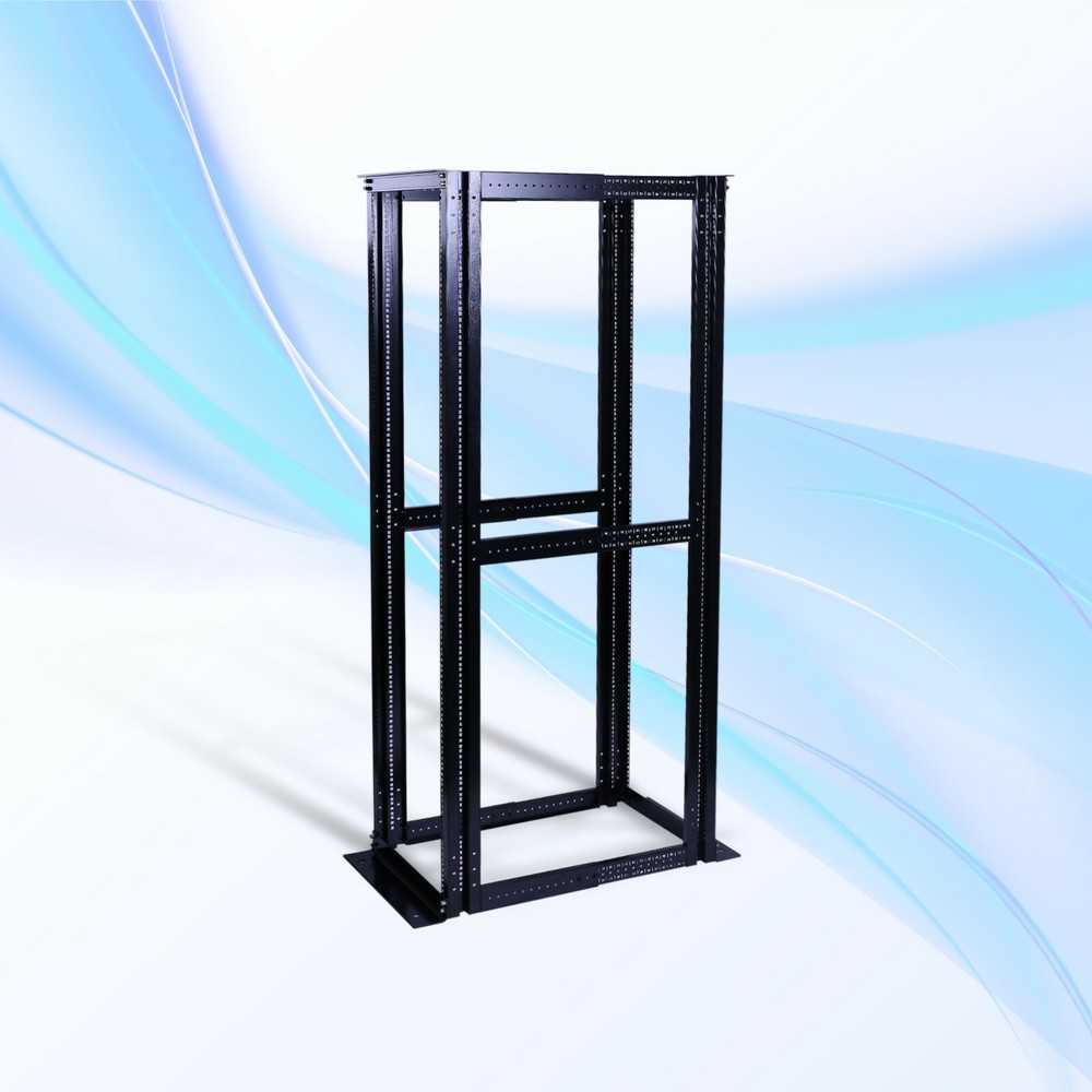 New 27U 4 Post Open Frame Data Network Server Rack Enclosure19" Adjustable Depth