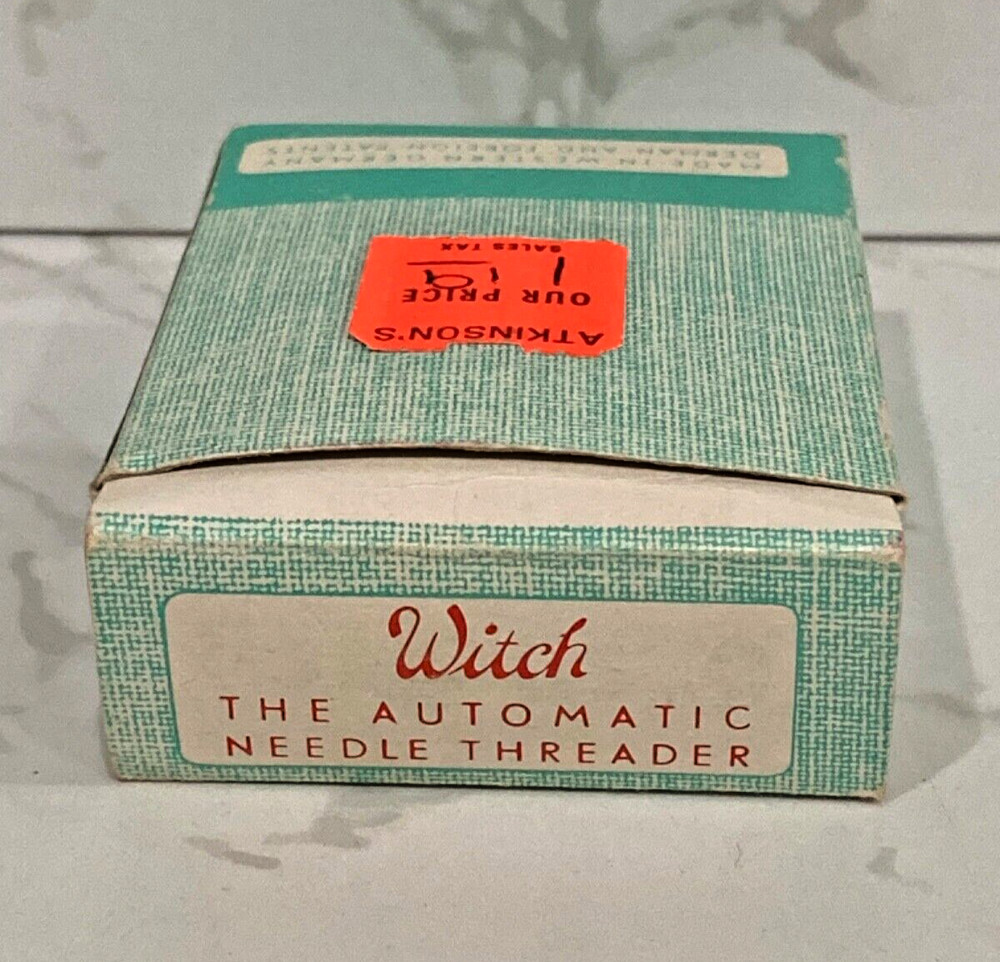 Vintage Witch Automatic Needle Threader w/ lnstructions West Germany NOS