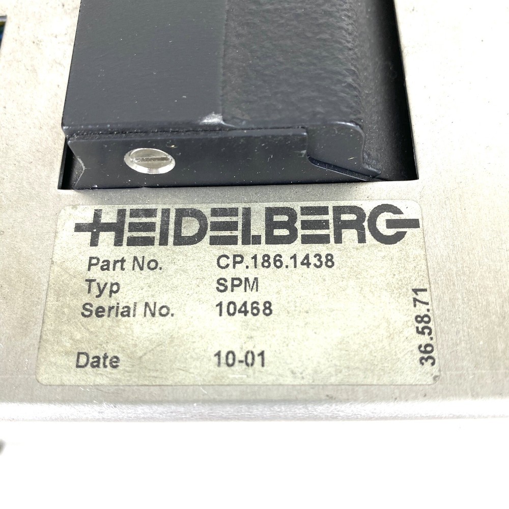 Heidelberg CP.186.1438 SPM Module Printing Press Scan Head Accessory 9804