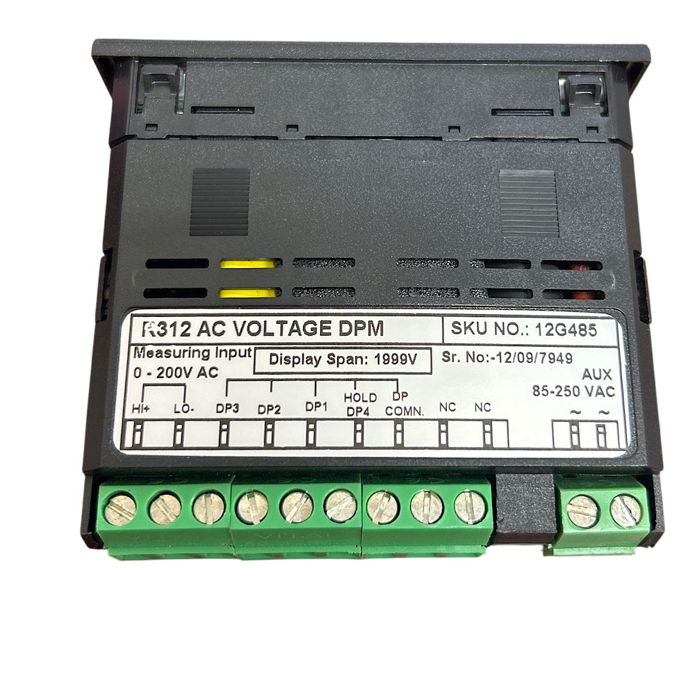 Value Collection 12G485 LCD 1999 Display Span 200V Digital Panel Meter -