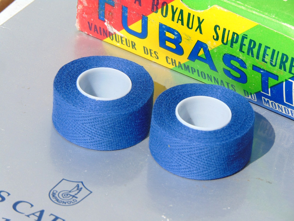 Velox Cloth Bar Wrap Blue Denim 1970s Racing