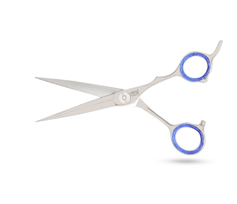 Curve Silver Barber Scissors