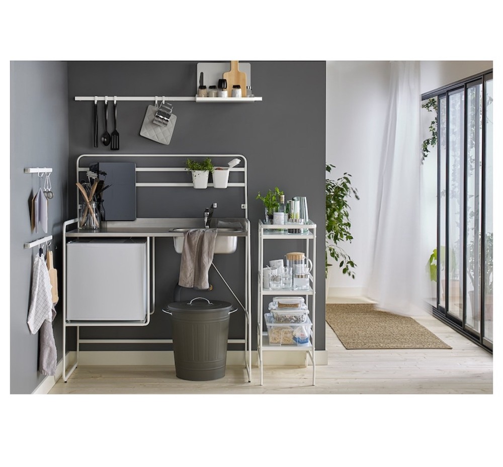 IKEA Sunnersta Hook Plastic White 1 Pack/5 Hooks New