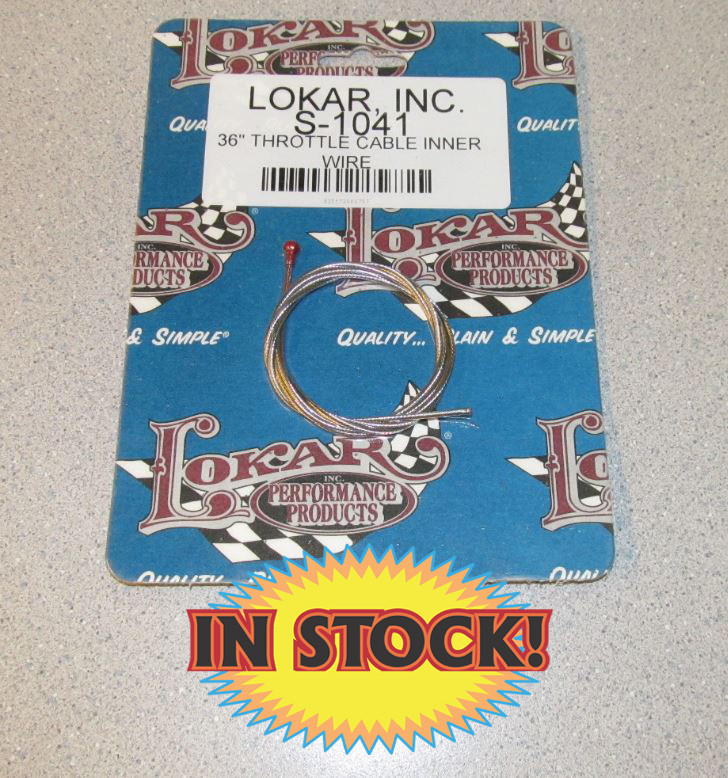 Lokar S-1041 - Inner Trottle Cable - 36" Long