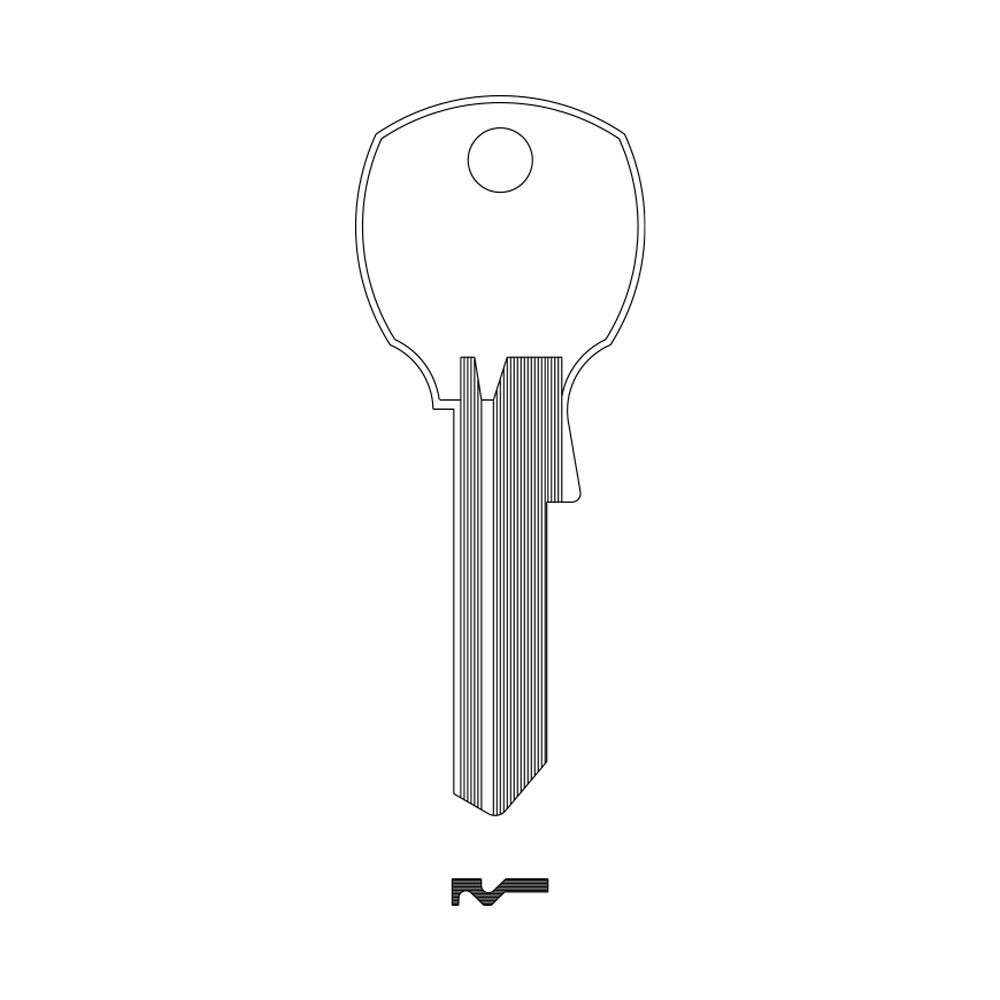 1069LA Key Blank 5-PIN – Nickel