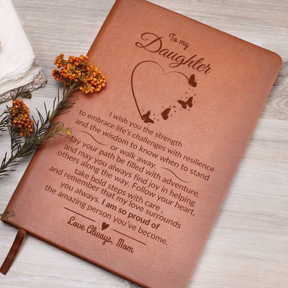 To My Daughter ~Sentimental Keepsake Journal Gift From Dad