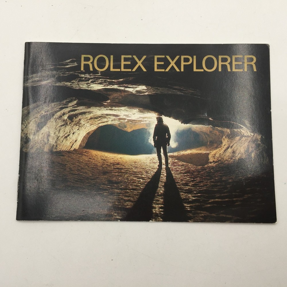 Rolex Explorer Booklet 1993 - 2010 Genuine Language English Select Age