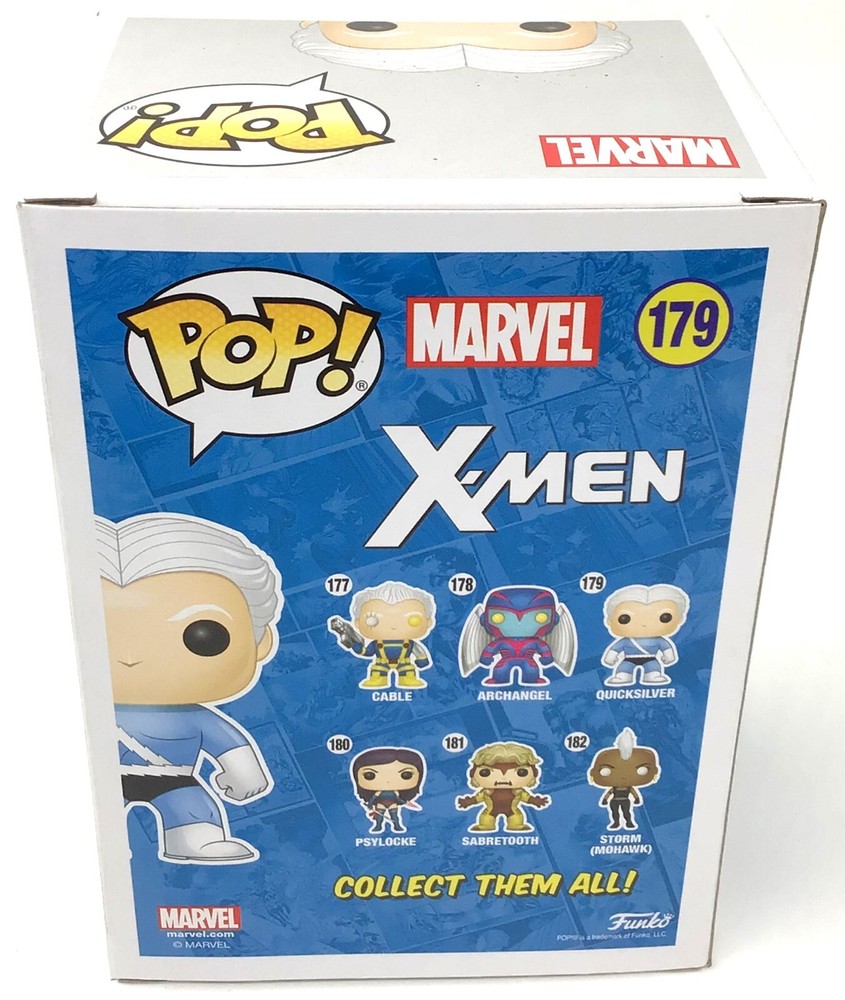 Funko Pop! Marvel X-Men Quicksilver #179 with POP Protector