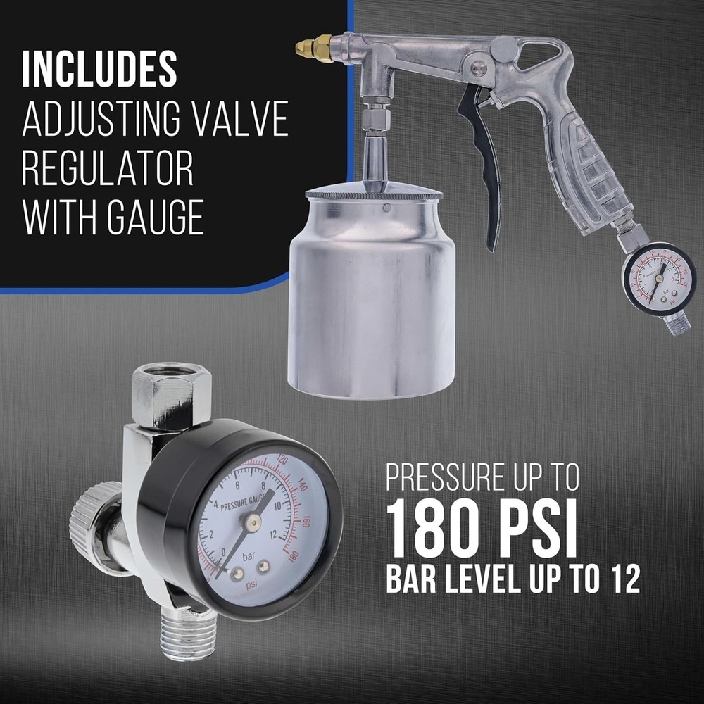 Rust Proofing & Undercoating Gun with 22" Extension Wand & Nozzle
