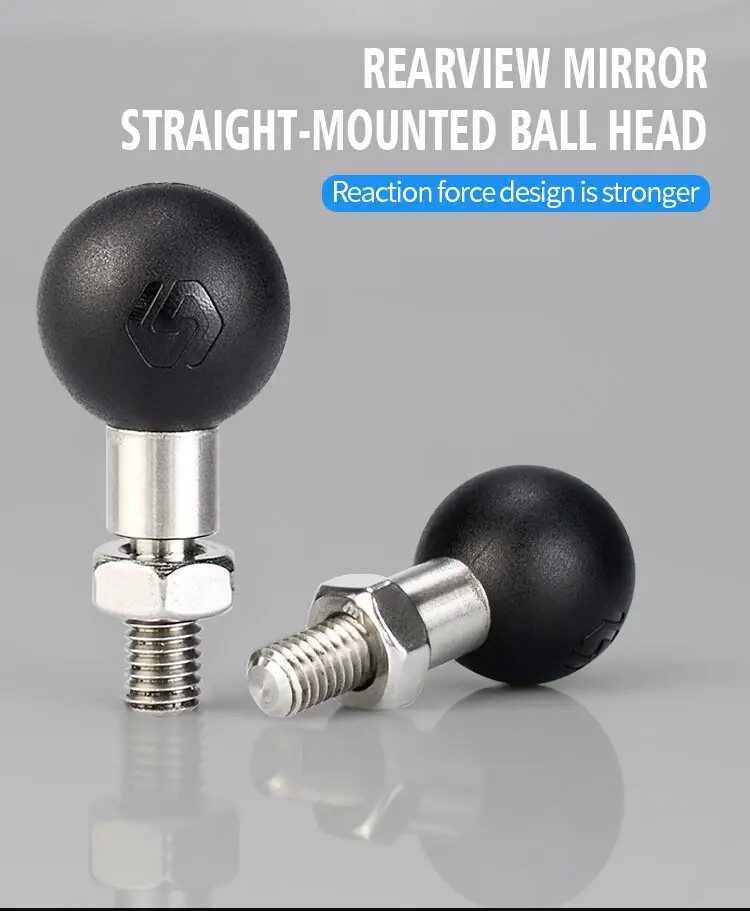 Clamp Ball Bracket 1 Inch 25.4mm With M8 Thread Mount