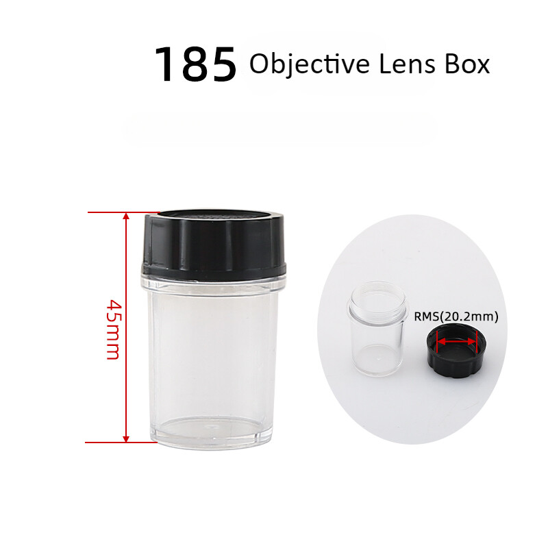 RMS/M26 M series Plastic Storage Protective Case Microscope Objective Lens Box