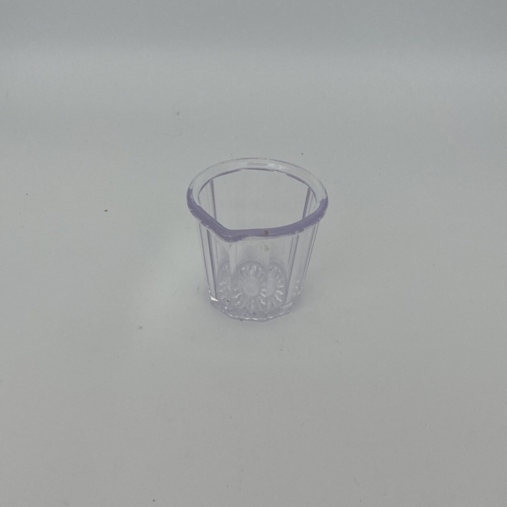 Thunder Group PLSP002D 2 oz Clear Plastic Fluted Syrup Cup - 36 Count (3 dozen)