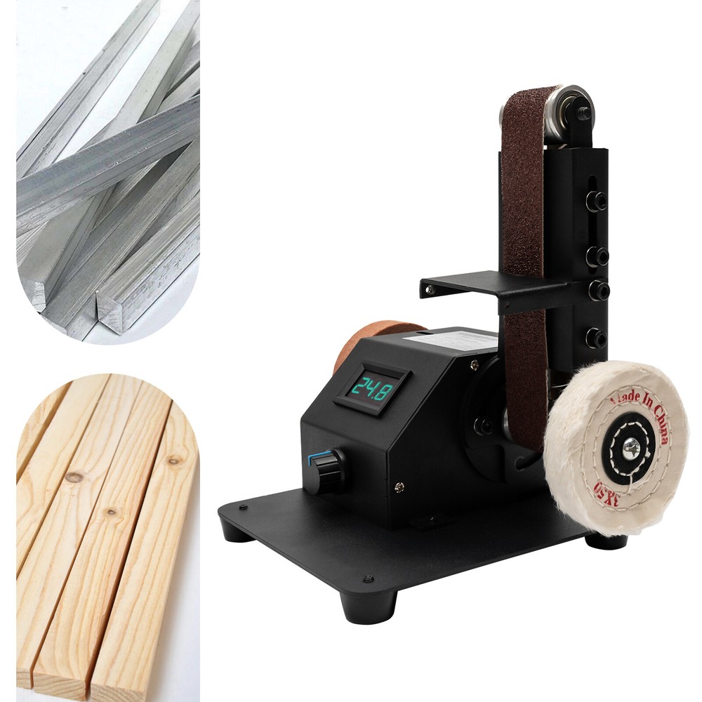 Mini Electric Belt Sander Grinder DIY Polishing Machine Sanding Belt Sharpener