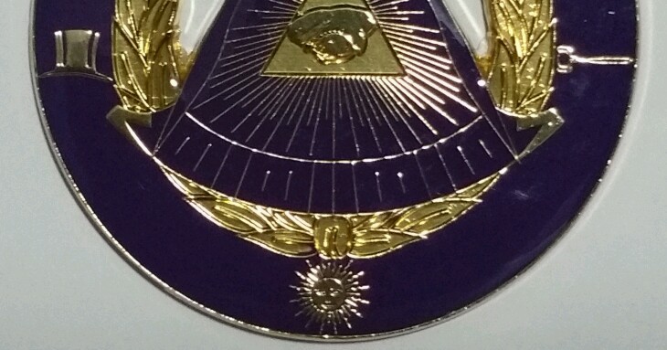 Freemason Masonic Grand Master Cut-Out Emblem