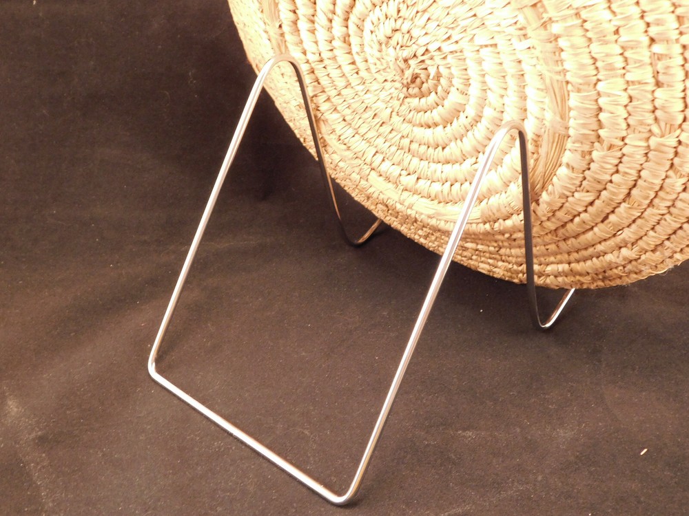 Easel Display Stand Metal Large Size Chrome Color