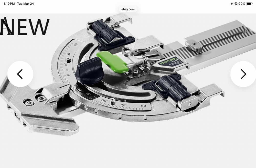 Festool 577040 Guide Rail Angle Stop FS-WA