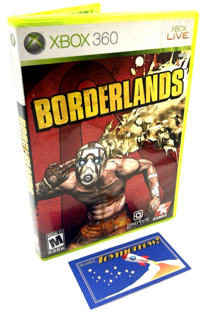Microsoft XBox 360 Borderlands EMPTY Case