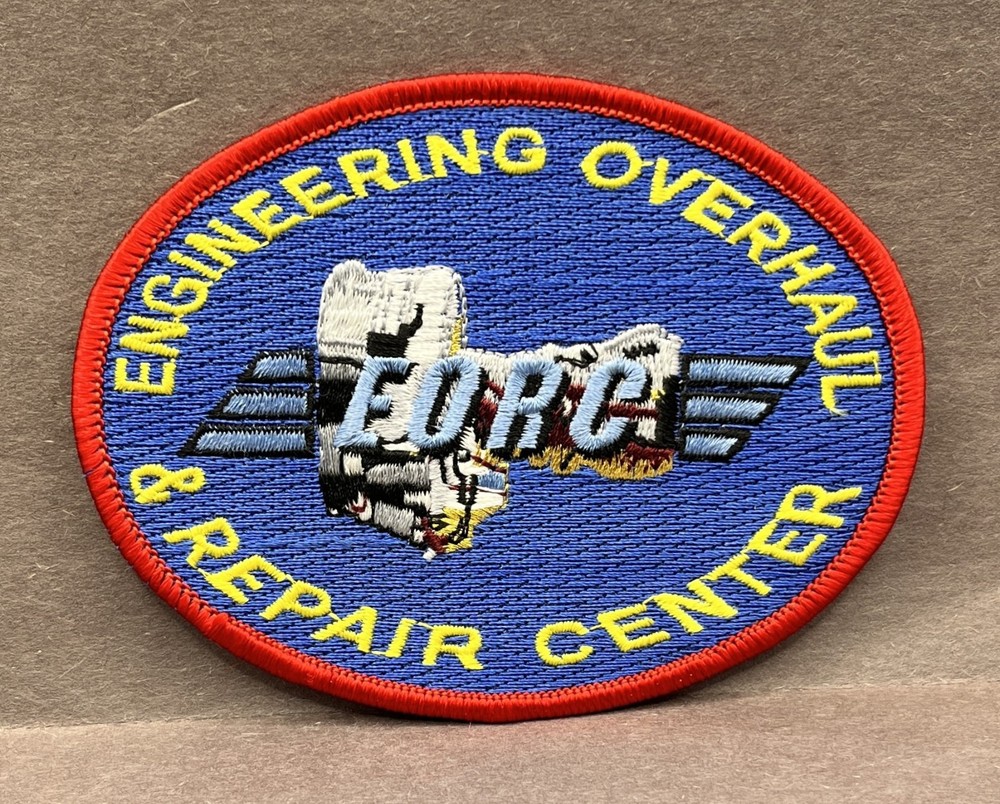 Pratt & Whitney Engineering Overhaul & Repair Center Patch EORC Jet Engine 4"
