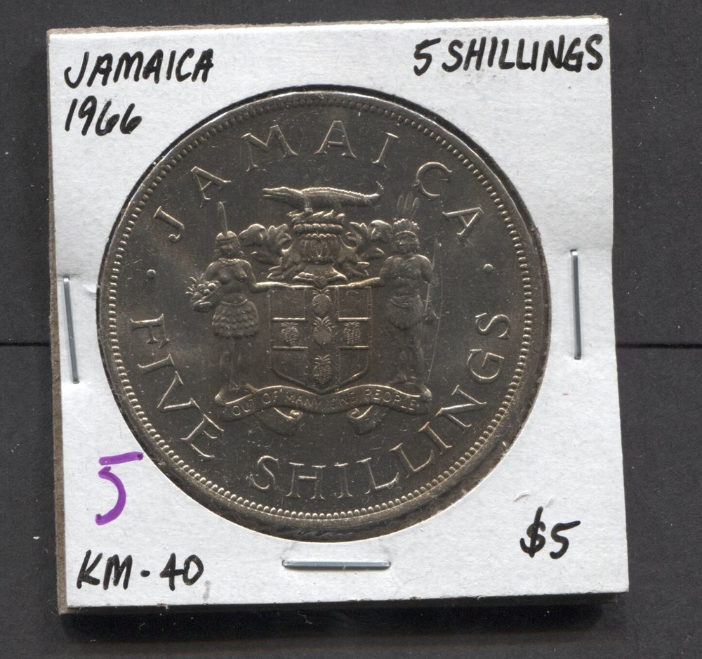 1966-Jamaica-5 Shillings