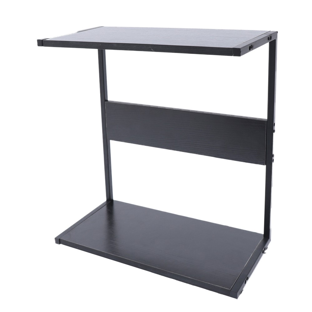 2-Tier Computer Tower Stand Under Desk Cpu Stand Pc Stand with Rolling Wheels