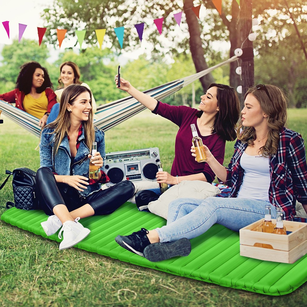 3 Inch Inflatable Camping Sleeping Pad Waterproof & Comfortable Sleeping Mat