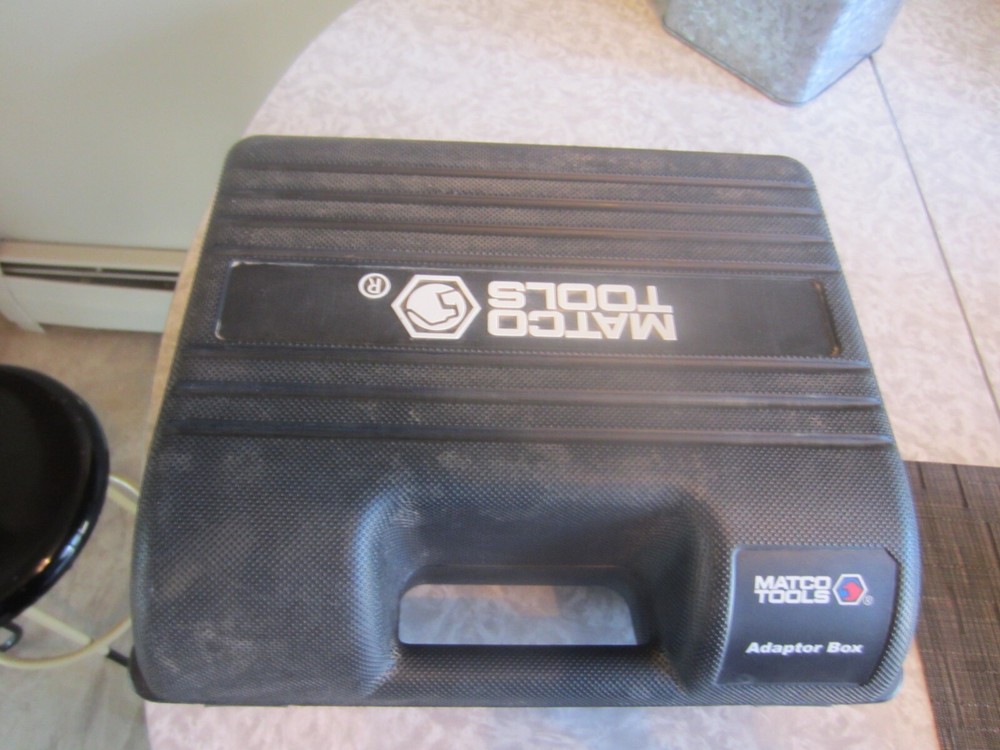 Pre-owned Matco Tools Adaptor Box Case and accessories ONLY