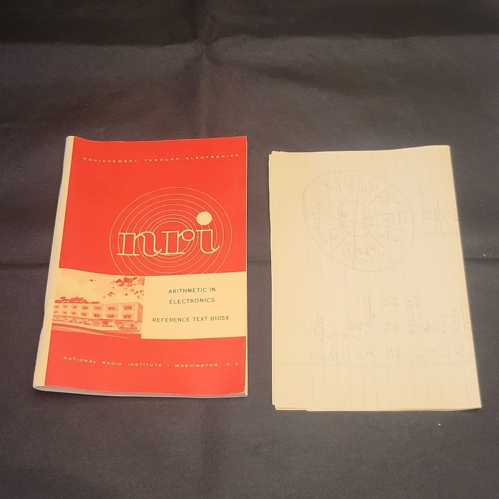 Arithmetic In Electronics Reference Text B105X National Radio Institute 1979 Ed.