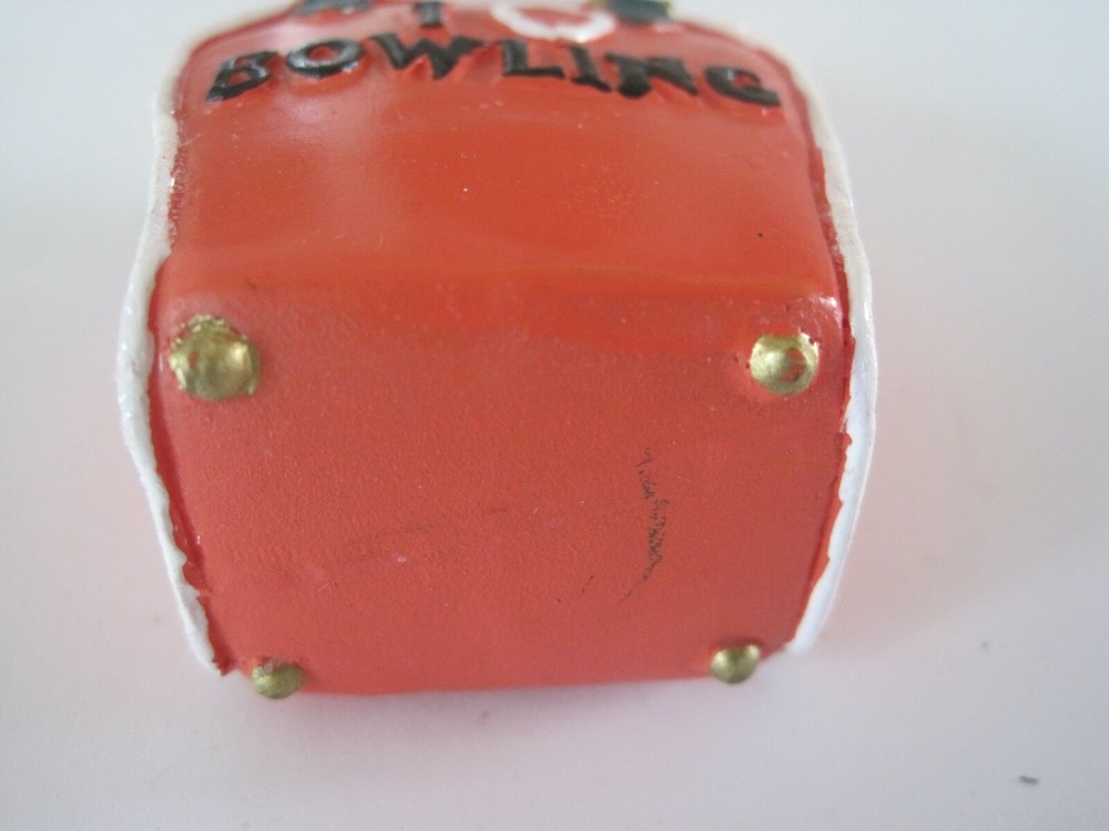 I Love Bowling Bag Composite Ornament