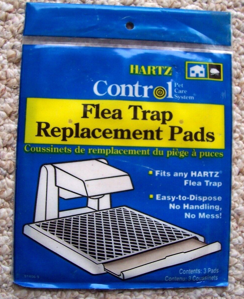 6 Packs Hartz Trap Replacement Pads 3 Per Pack New