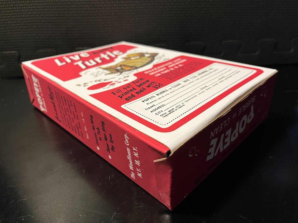 Popeye Bubble n Clean - Empty custom design display box