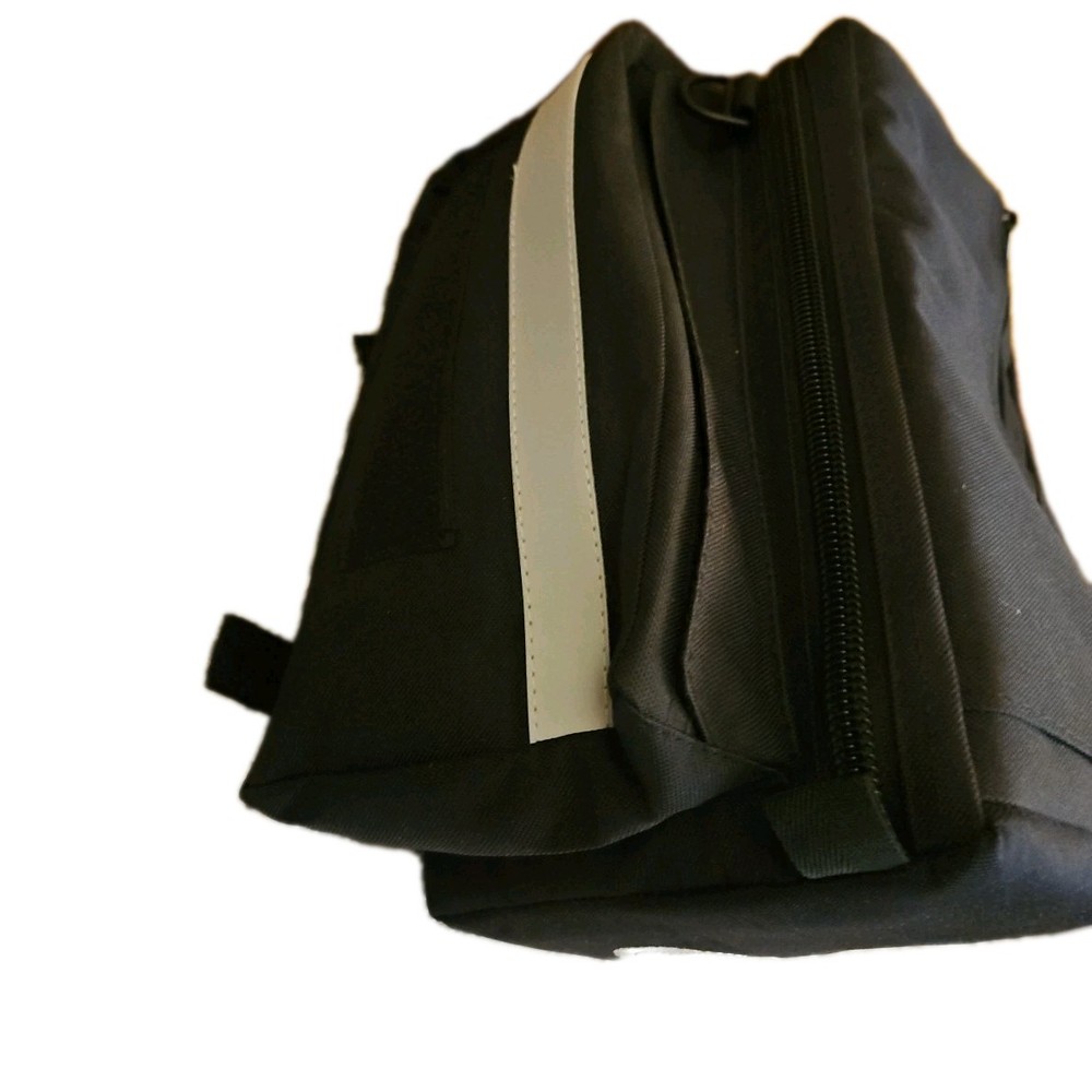 Cycle Force Group Saddle Bag Large Capacity Black Reflective