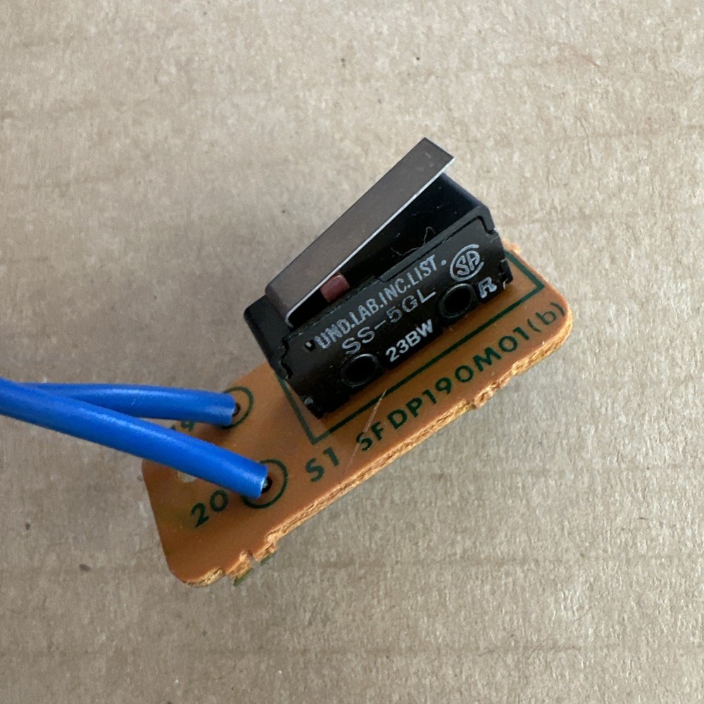 Technics SL-1900 Stereo Turntable Control PCB Board Power Cable Motor