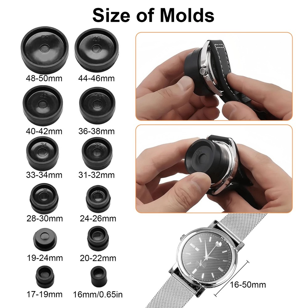 Watch Press Tool Set Back Case Closer for Closing the Cover Battery Replacement