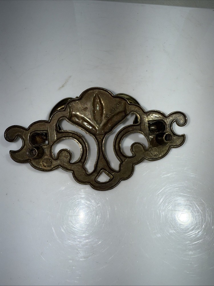 Vintage NOS Belwith Chippendale Wheat Design Drawer Pull Handle Hardware #18793