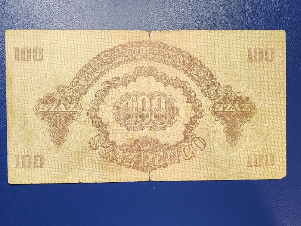 HUNGARY - 100 PENGO 1944 - BANKNOTES - SOVIET OCCUPATION