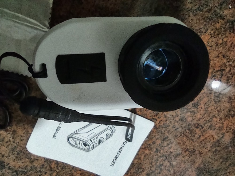 Lancergear laser rangefinder 6.5X 1000yd max range USB charging