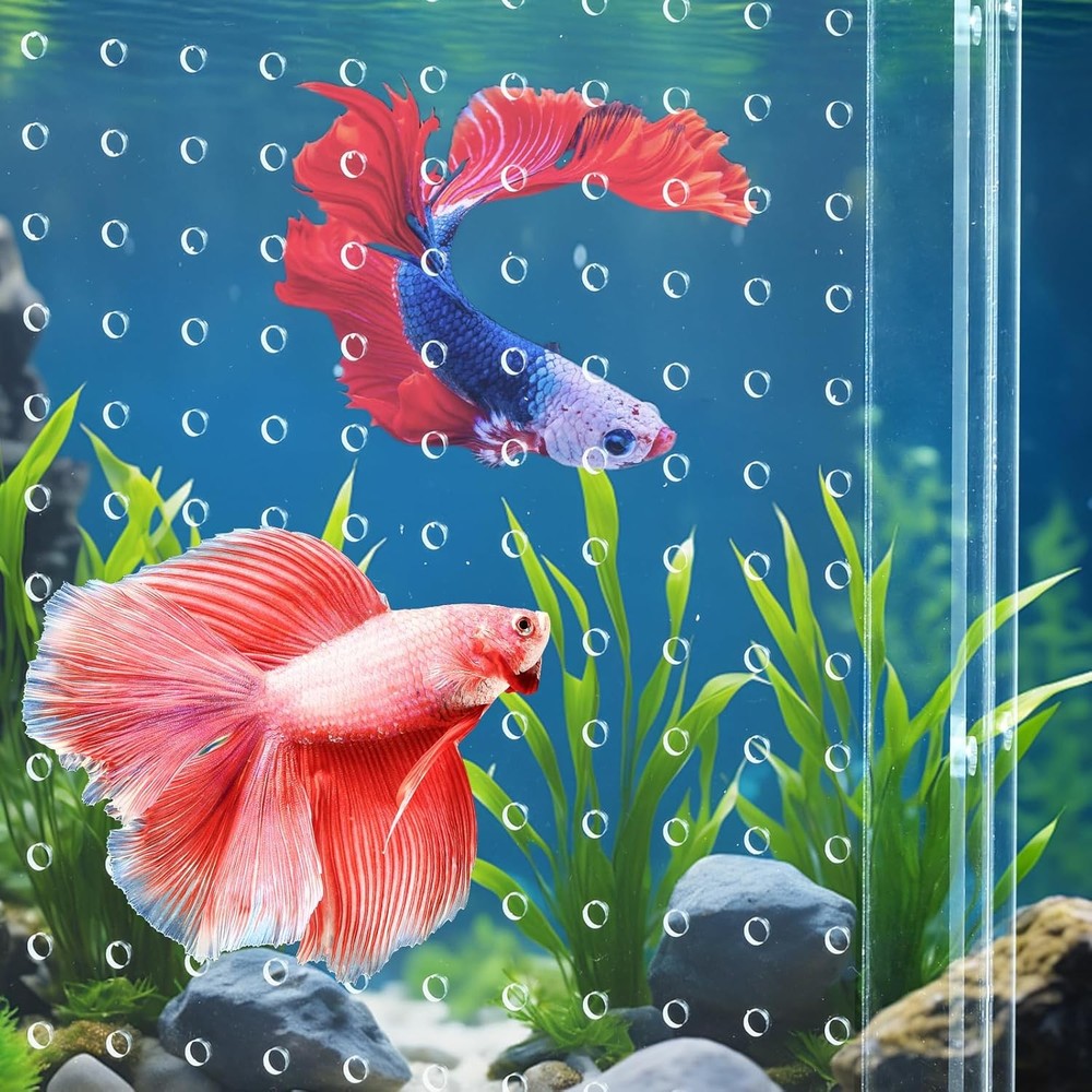 75/125G Acrylic Fish Tank Divider Adjustable Clear Panel with Suction Cups
