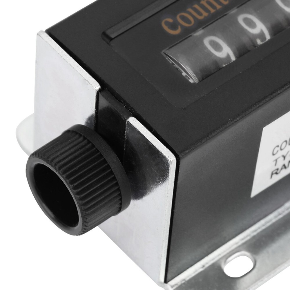 D67F 5 Digit Mechanical Resettable Manual Hand Pull Stroke Tally Counter