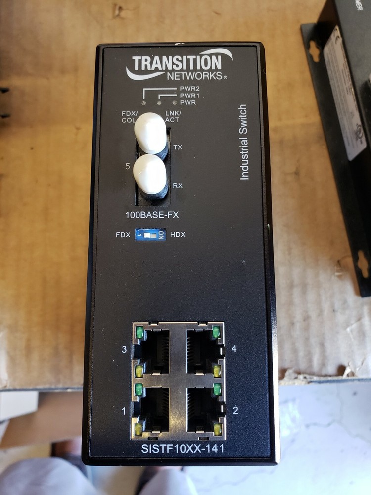 TRANSITION NETWORKS SISTF1011-141-LRTP TESTED WORKING