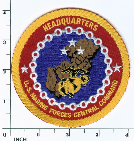 USMC MarForCent Marines PATCH Marine Forces Central Command Headquarters CentCom