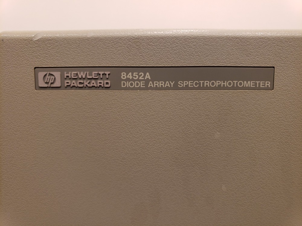 HP 8452A Diode Array Spectrophotometer Lab Test Equipment