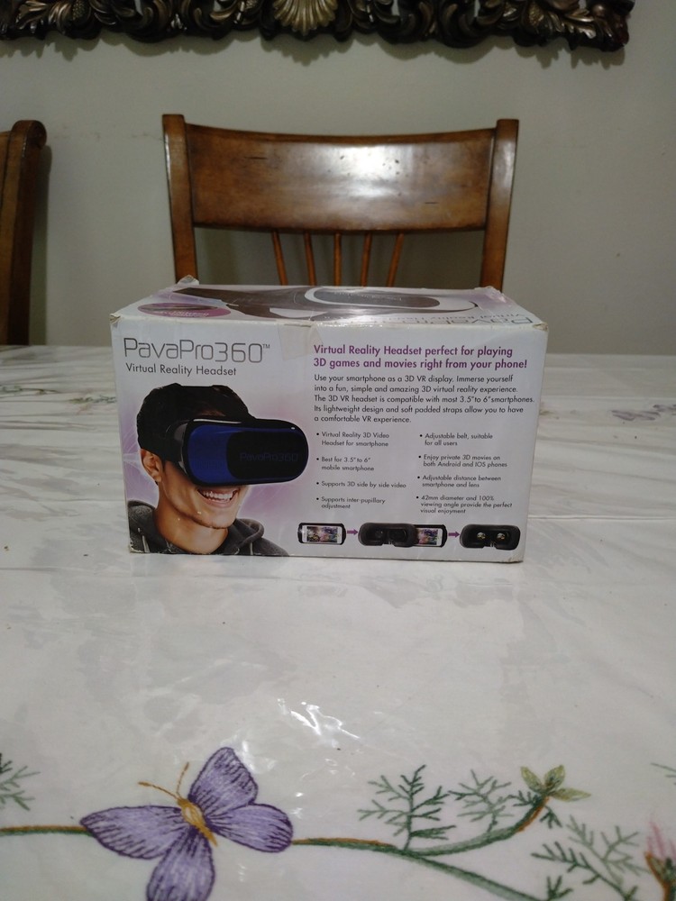 PavaPro 360 Virtual Reality Headset With Remote Control