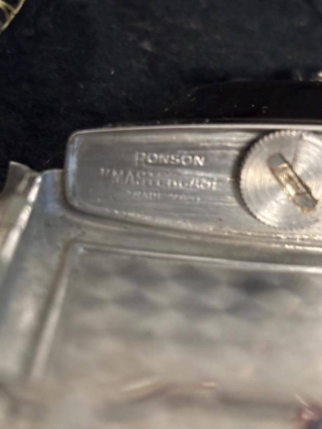 Vintage Ronson Master-Case , Cigarette Case Combination Lighter