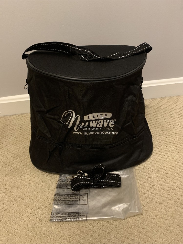 NuWave Pro Infrared Oven REPLACEMENT Canvas Zipper Storage Carry Bag Case Strap