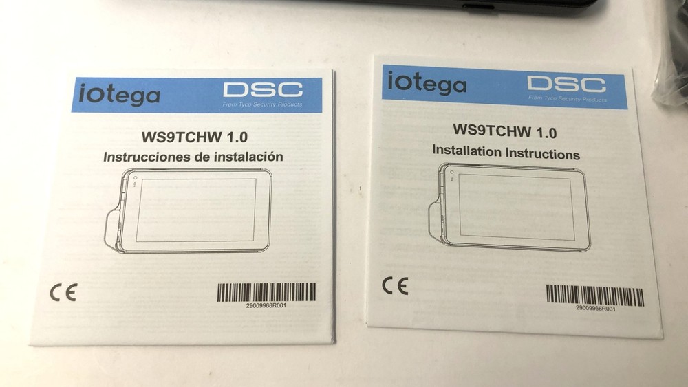 DSC WS9TCHW NA Wireless Touchscreen Security Keypad – Excellent Condition