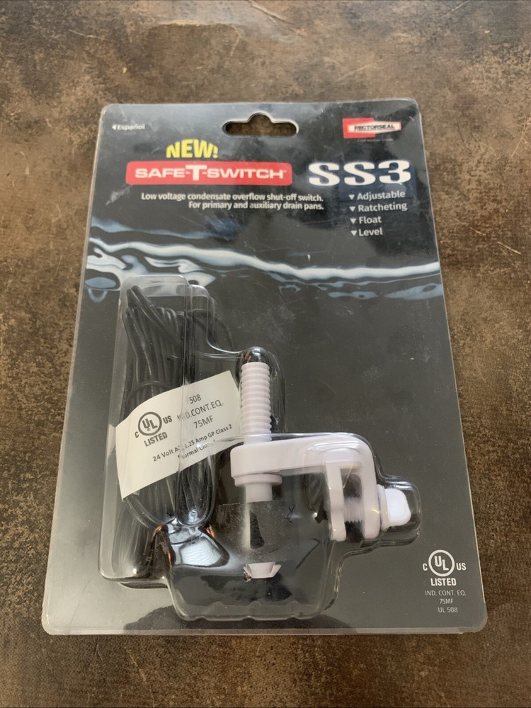 RECTORSEAL NEW SAFE-T-SWITCH SS3 97089 Adjustable Overflow Shut Off Switch