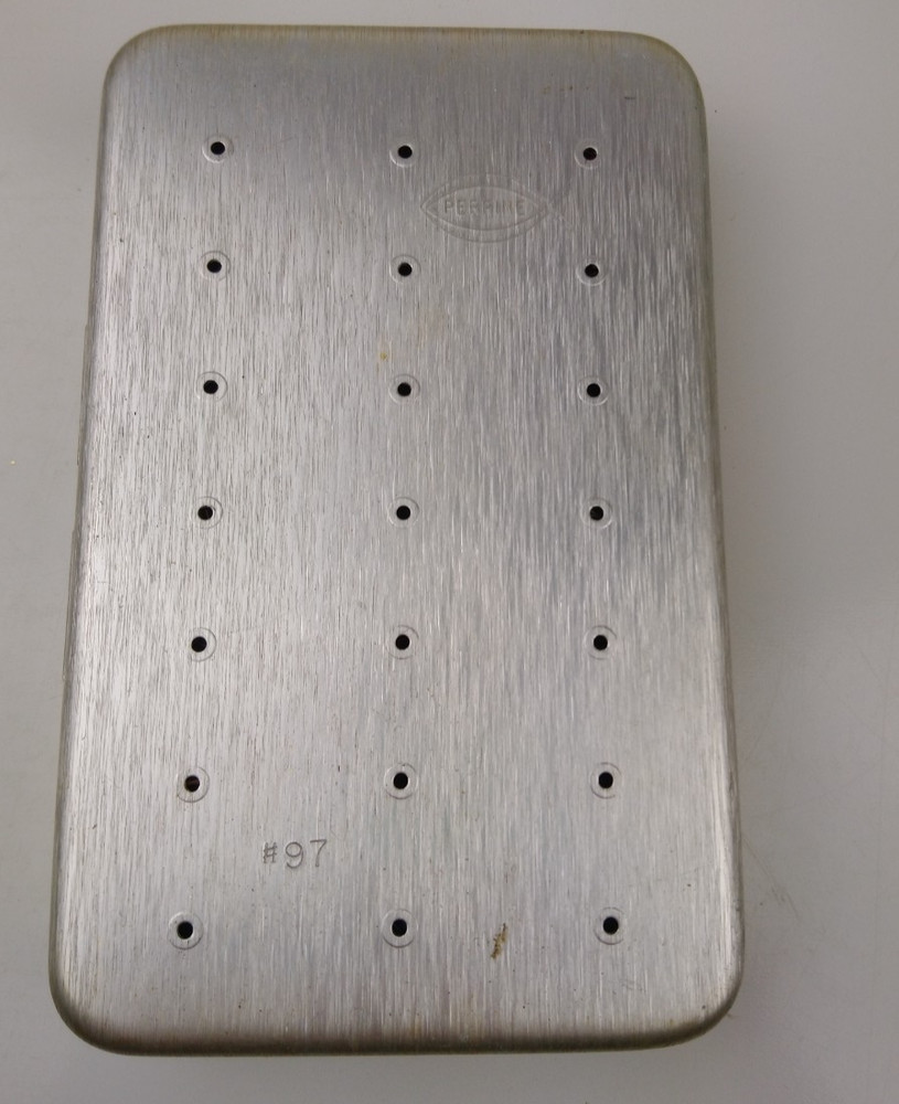 Perrine Aluminum Fly Box # 97 With 76 Flies